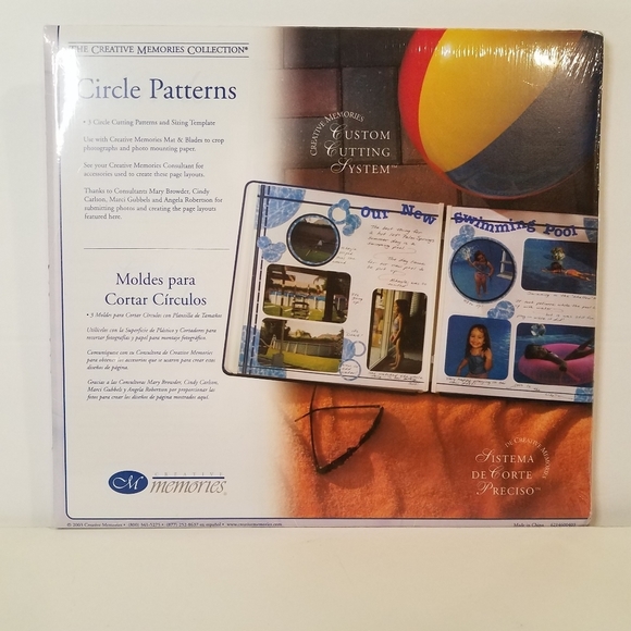Creative Memories Circle Patterns Custom Cutting System Original NEW - Picture 1 of 4